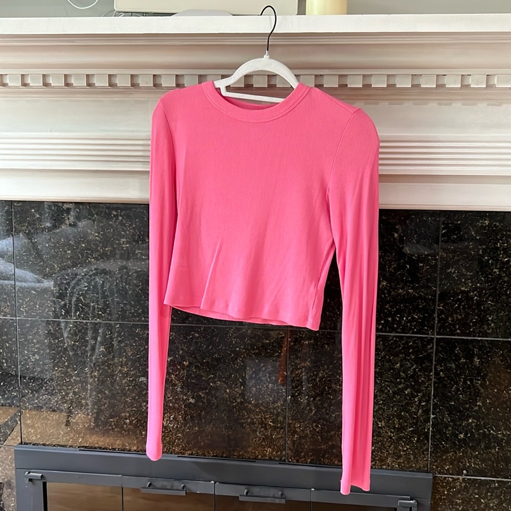Cotton Citizen Verona Long Sleeve T shirt - both Orange and pink versions bundle